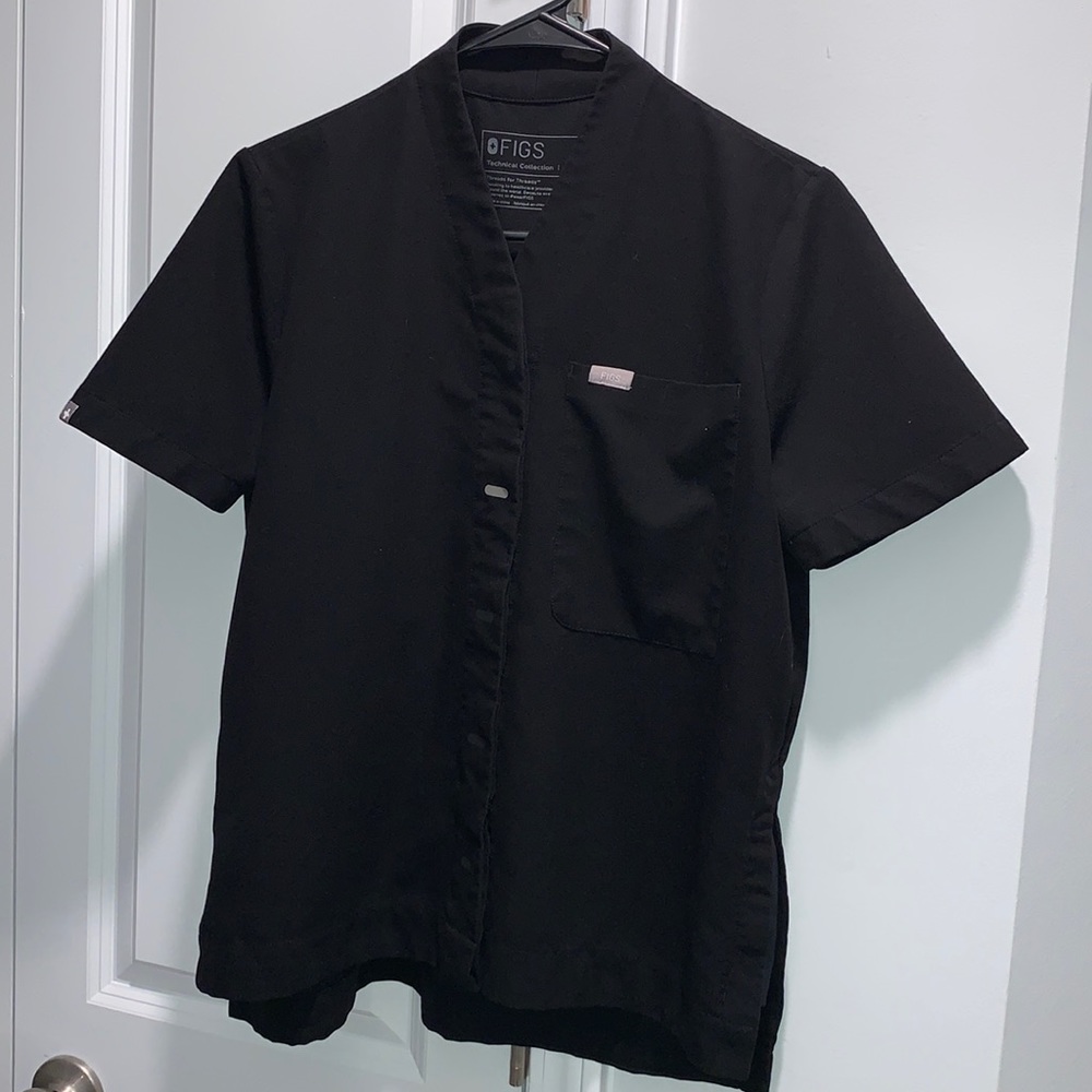 Figs Suswe Shawl Collar Top